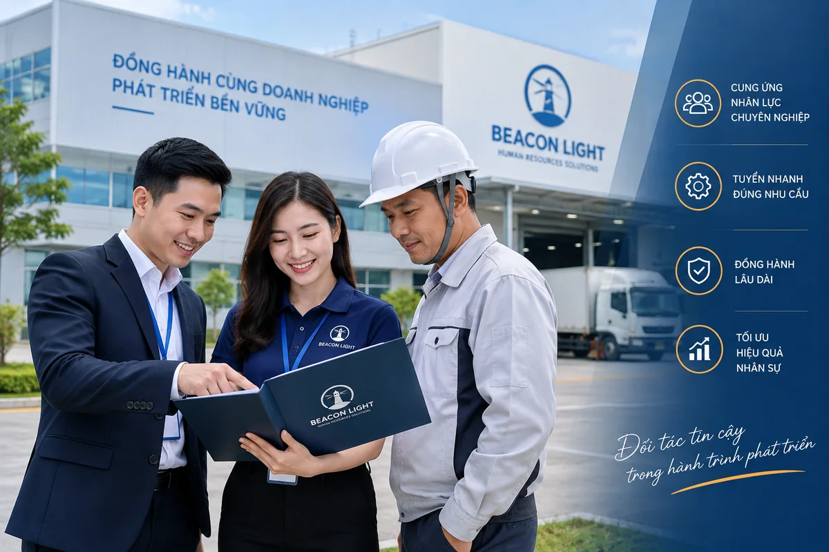 Doanh nghiệp làm việc với đơn vị nhân sự