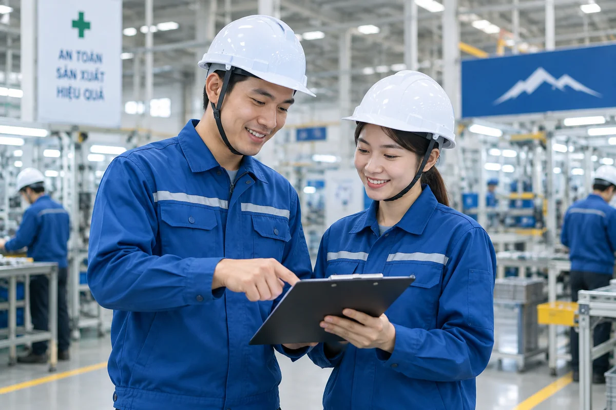 Người lao động tại nhà máy