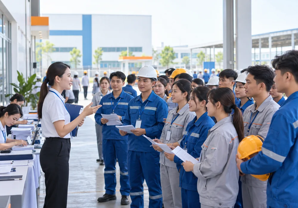 Tuyển dụng số lượng lớn